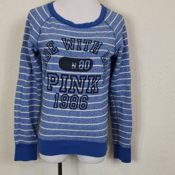 PINK Victoria's Secret Sweaters - Pink Victoria secret blue sweater size medium